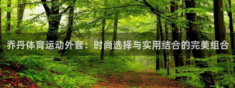 678体育app：乔丹体育运动外套：时尚选择与实用结合的完美组合
